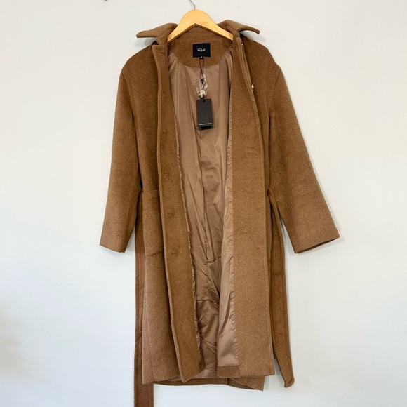RAILS NADINE NWTWOOL-BLEND COAT IN CAMEL XS-S - Picture 6 of 16